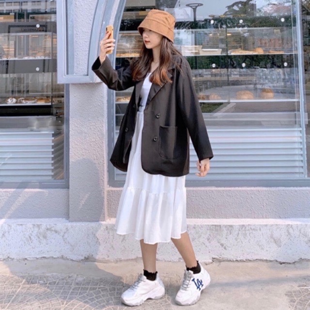 Áo Blazer nữ phong cách hàn quốc- Áo khoác vest ulzzang