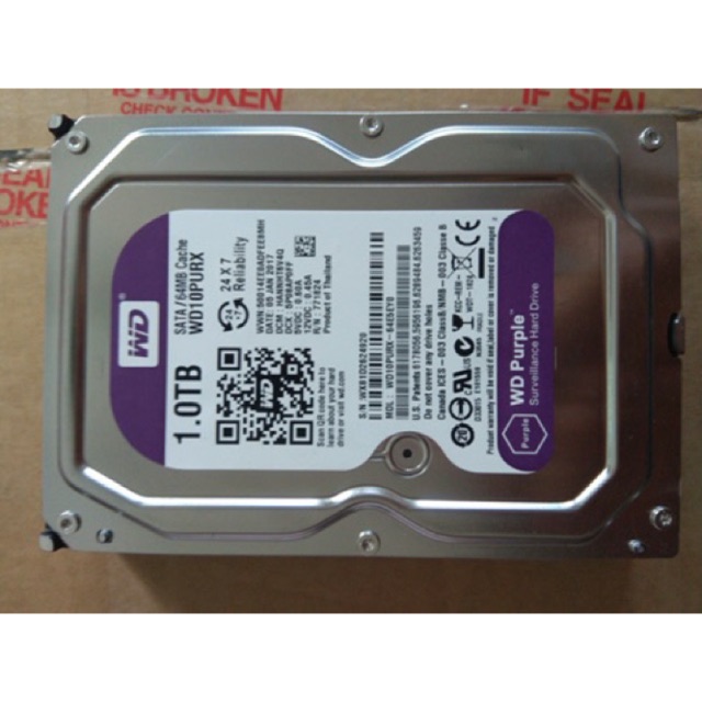 Ổ cứng Western Digital Purple 1TB 64MB