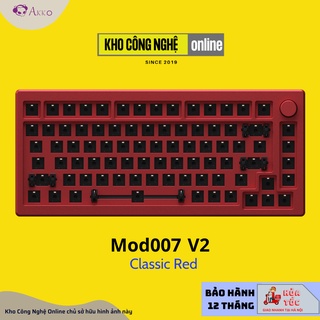 Kit bàn phím cơ AKKO Designer Studio MOD007 v3 | MOD007 v2 (Mạch Xuôi / Flex-cut / Gasket mount / South-Facing)