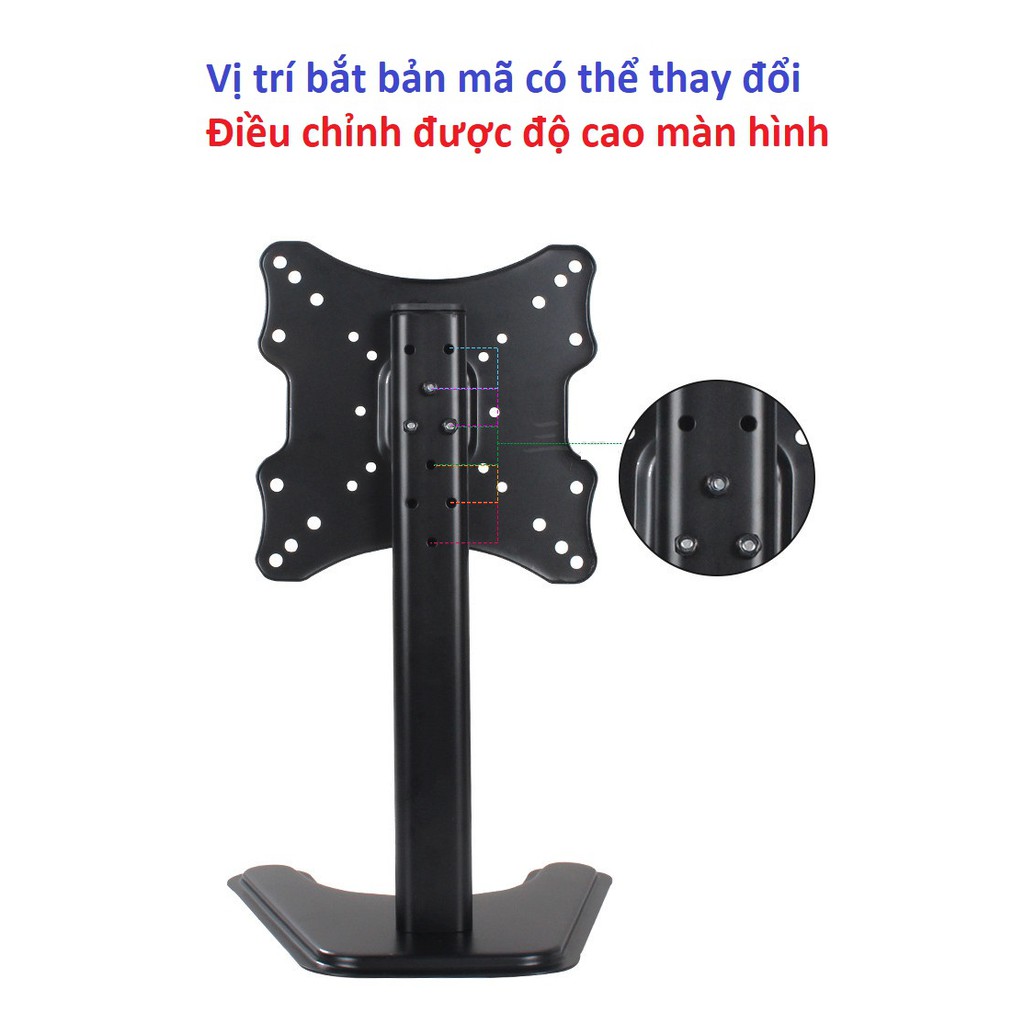 Chân đế tivi đa năng phù hợp với mọi màn hình 14 - 35 inch DZV9