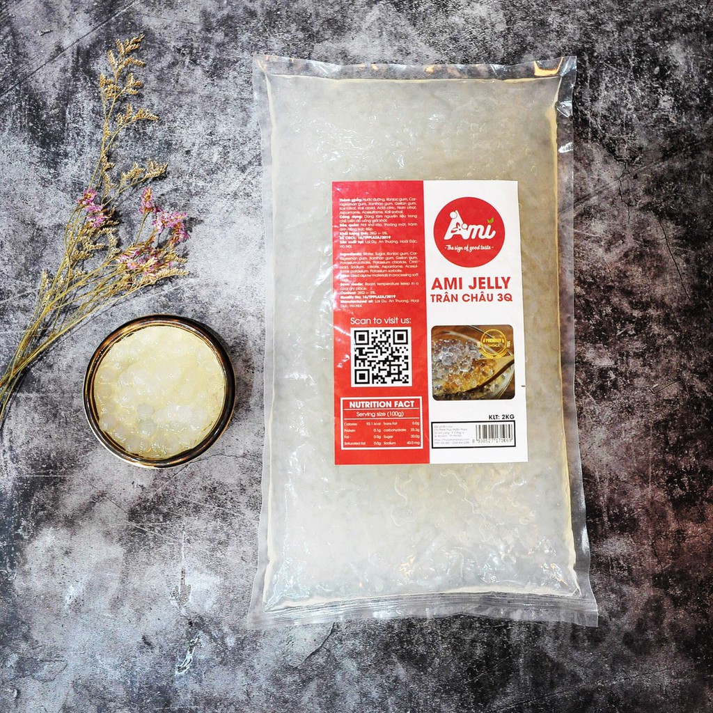 Sea Jelly chân Châu 3Q gói 2 kg