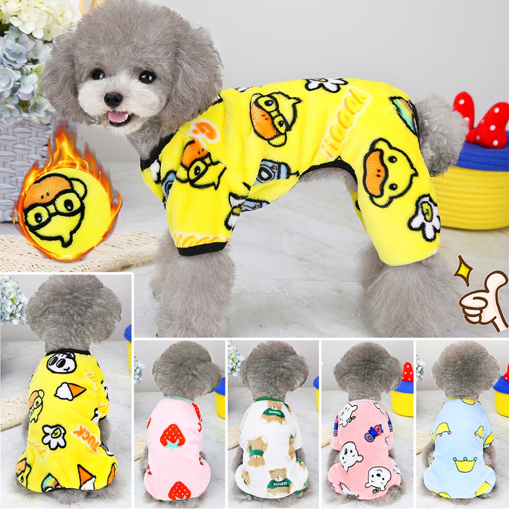 (Mẫu mới) QUẦN ÁO CHÓ MÈO - ÁO NHUNG 4 CHÂN MỀM MỊN CHO THÚ CƯNG