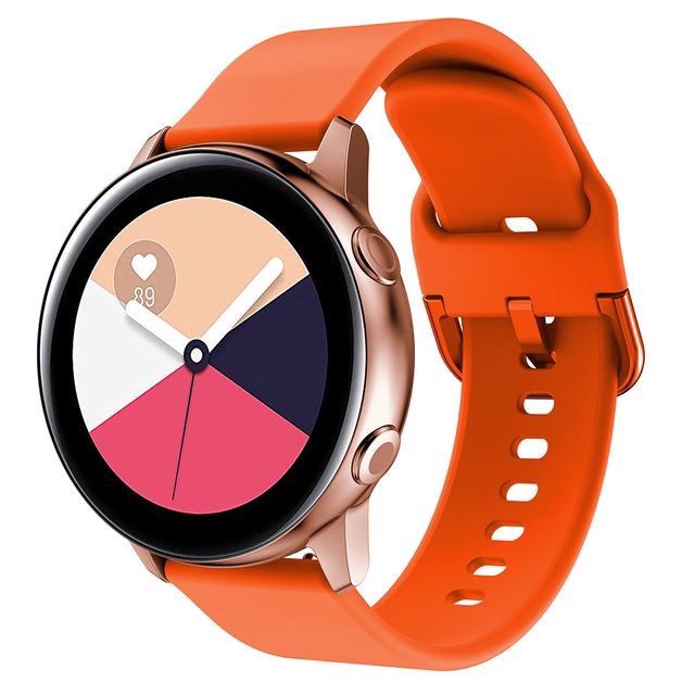 Dây đeo silicon 20cm thay thế cho đồng hồ Samsung Galaxy Watch Active 2 40/44mm