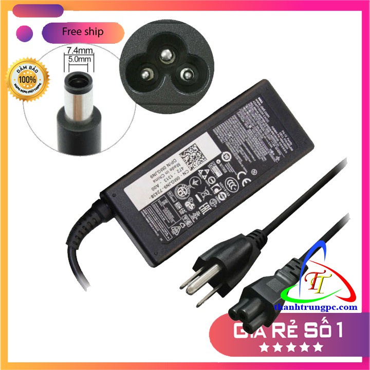 ✒△☊Sạc laptop Dell Latitude E6420 E6410 E6430 E6440+ tặng dây nguồn