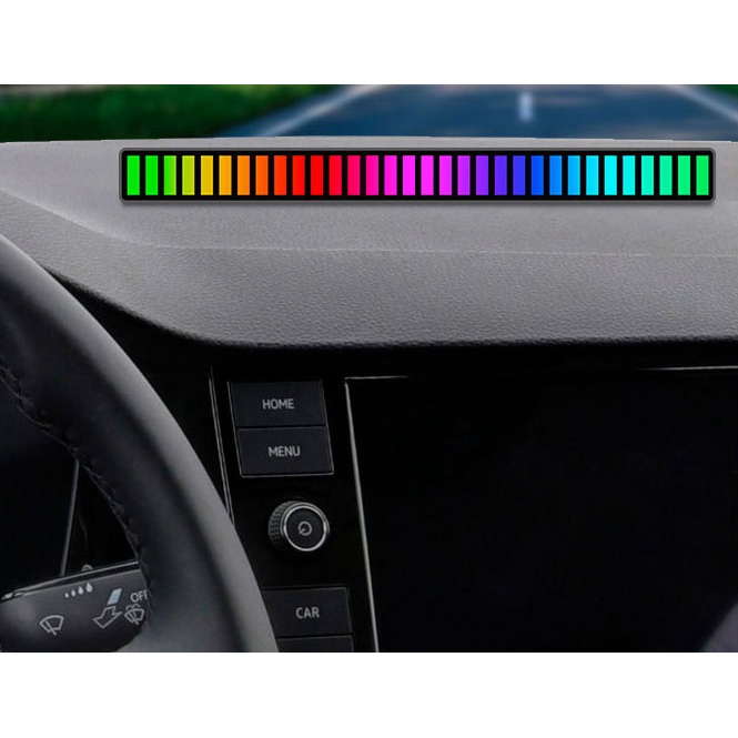 Đèn led cảm biến âm thanh 16 triệu màu, thanh đèn led nhảy theo nhạc 18cm