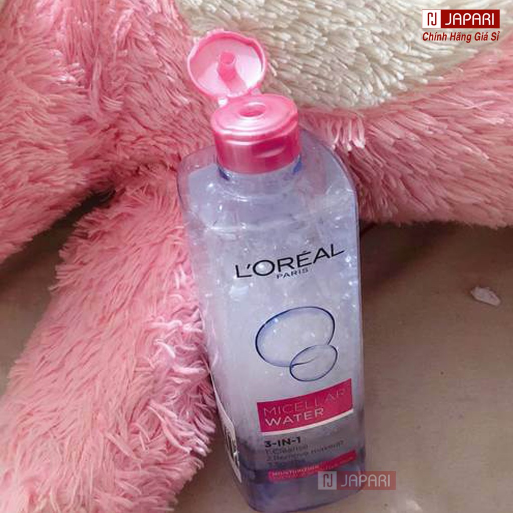 Nước Tẩy Trang Loreal 400ml, 95ml Micellar Water CHÍNH HÃNG- Tẩy Trang L Oreal Cho Da Dầu Mụn Khô Nhạy Cảm Lorea JAPARI