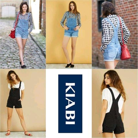 Yếm Short Jean khóa cạnh | BigBuy360 - bigbuy360.vn