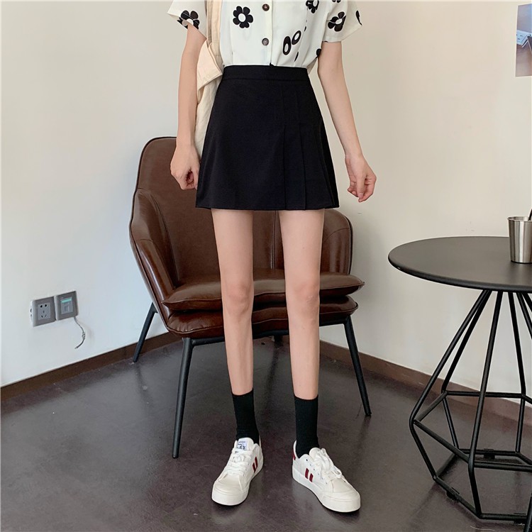 Váy Thời trang Lưng Cao Thiết Kế Xếp Ly Dạng Lệch Cá Tính Cho Nữ | BigBuy360 - bigbuy360.vn