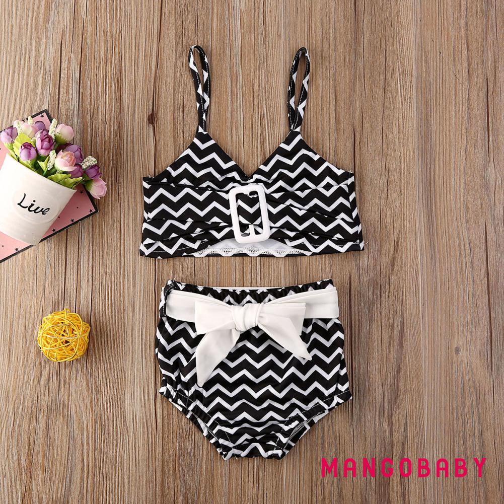 Bộ Đồ Bơi Bikini Dễ Thương Cho Bé Gái