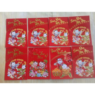 Bao lì xì tết 2021 (1 túi 6 bao lì xì)