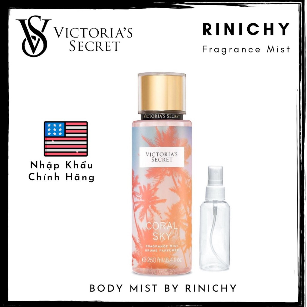 [New] Xịt Thơm Toàn Thân Victoria’s Secret Coral Sky