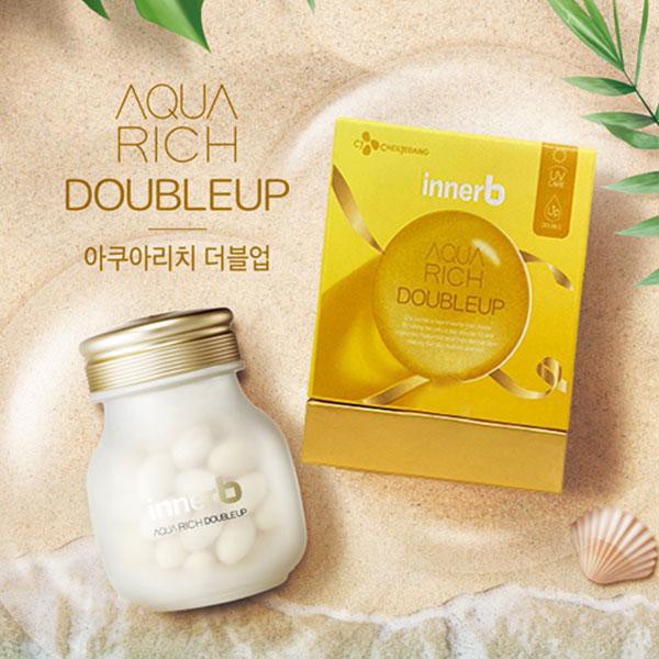 Viên Cấp Nước Và Collagen Cho Da Innerb Aqua Rich Double Up Hàn Quốc 70v Mẫu Mới