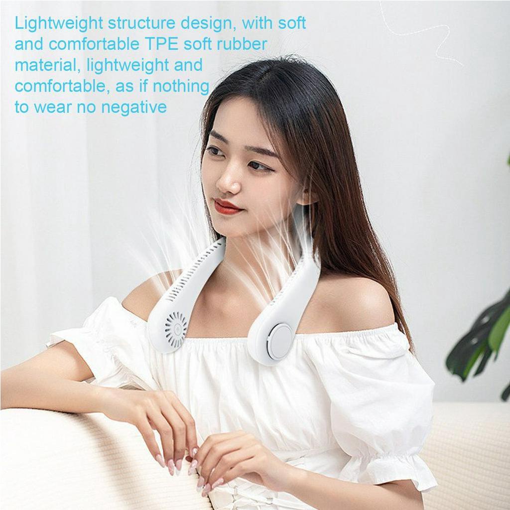 Quạt Treo Cổ 10W Xoay 360 Độ Gió Mạnh