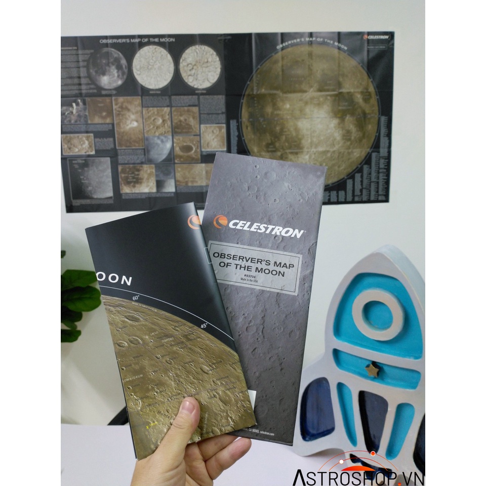 Bản đồ quan sát Mặt Trăng- Celestron- Chống nước