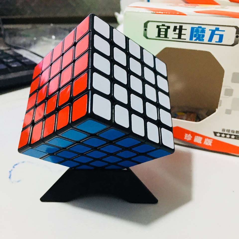 rẻ Rubik 5x5 Stickers đẹp xoay trơn không kẹt rít độ bền cao. Đồ chơi Rubik 5x5x5 MF5s 5 tầng