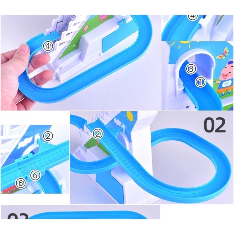 ĐỒ CHƠI LỢN PEPPA LEO CẦU THANG PHÁT NHẠC VÀ PHÁT SÁNG