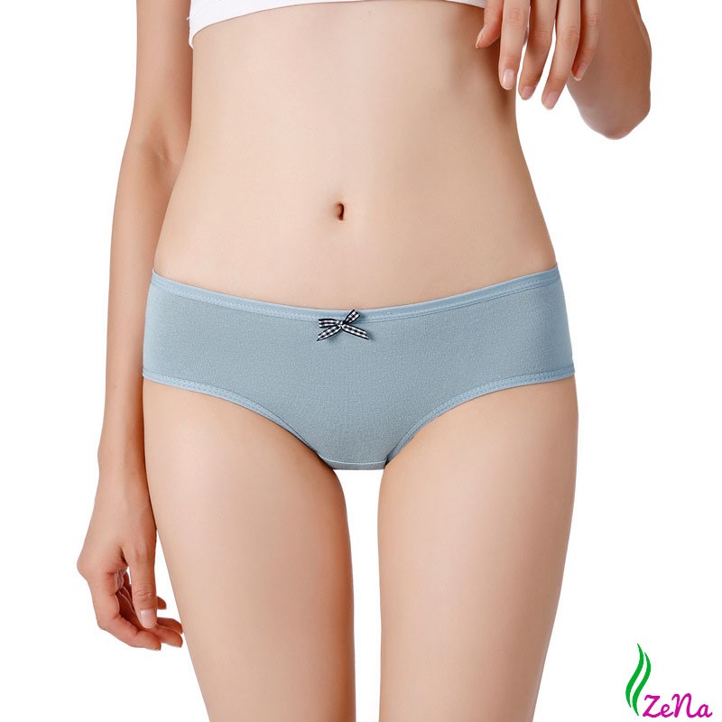 Quần Lót Cotton Phối Nơ Mềm Mại ZE029 | BigBuy360 - bigbuy360.vn