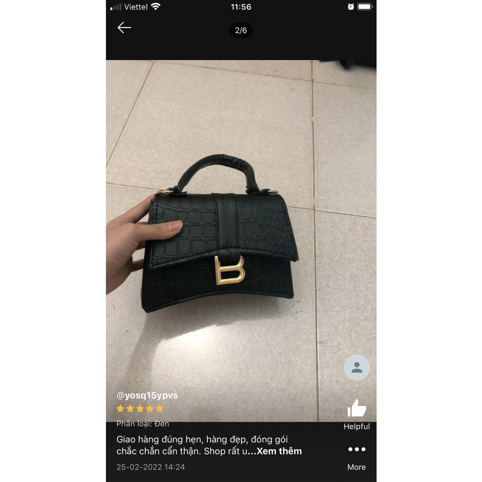 Túi xách tay, đeo chéo khoá chữ B Ngọc Trinh HALO SHU MÃ DX019