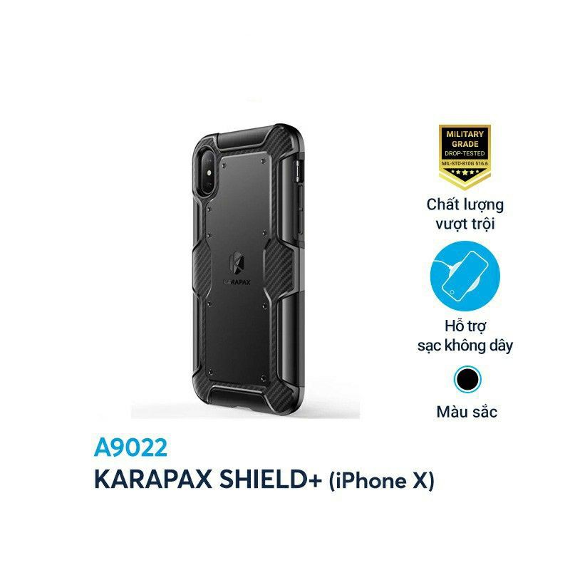 Ốp Lưng ANKER Karapax Shield+ cho iPhone X - A9022