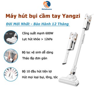 Mua  TẶNG BỘ LỌC HEPA  Máy Hút Bụi Cầm Tay Yangzi Siêu Bền Và Lực Hút Cực Khỏe 12000Pa Chính hãng  BẢO HÀNH 12TH 