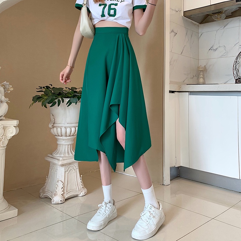 Chân váy chữ A IELGY lưng cao thời trang thanh lịch cho nữ