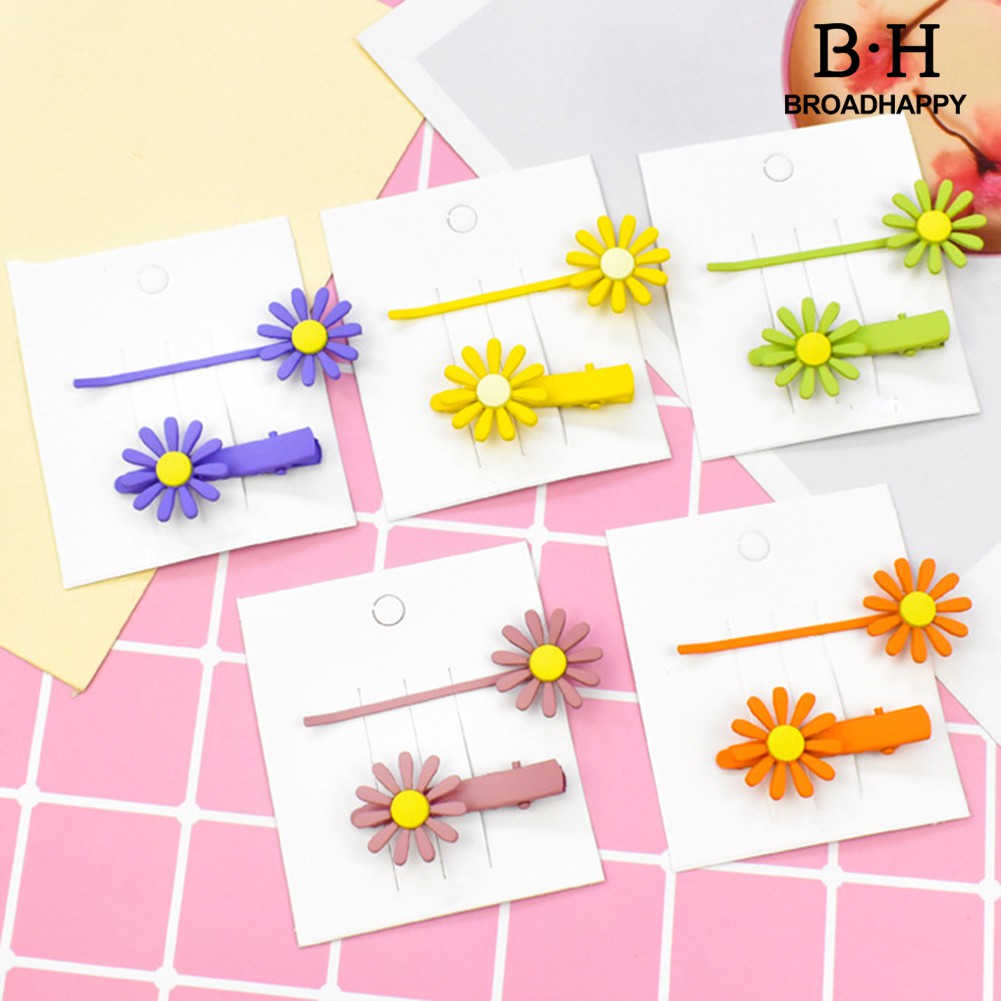 Set 2 Kẹp Tóc Hình Hoa Cúc