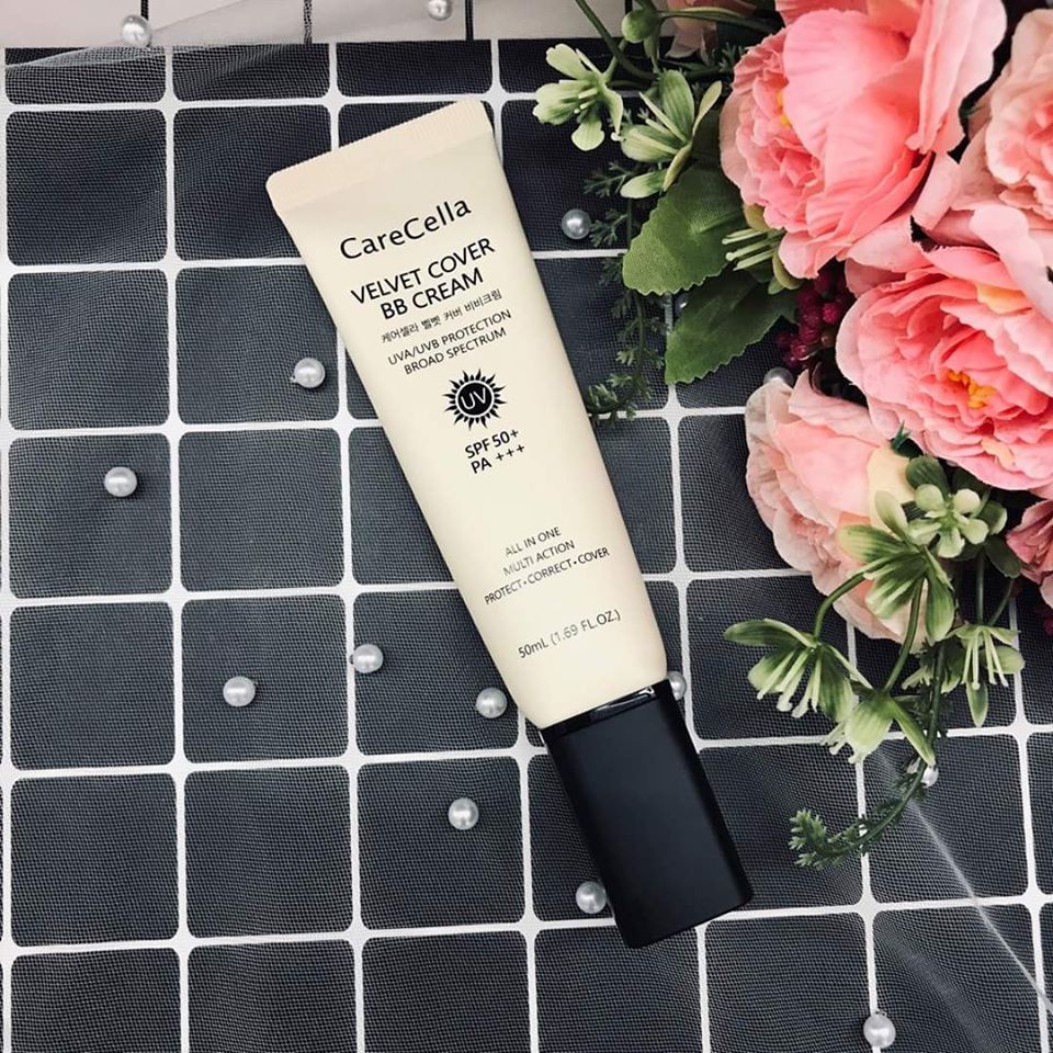 Kem nền Trang điểm Chống nắng BB Cream CareCella Velvet Cover hộp 50ml