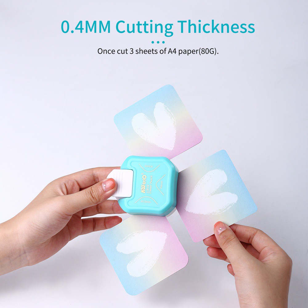 Dụng Cụ Cắt Góc Thẻ Giấy 3 Trong 1 Tiện Dụng