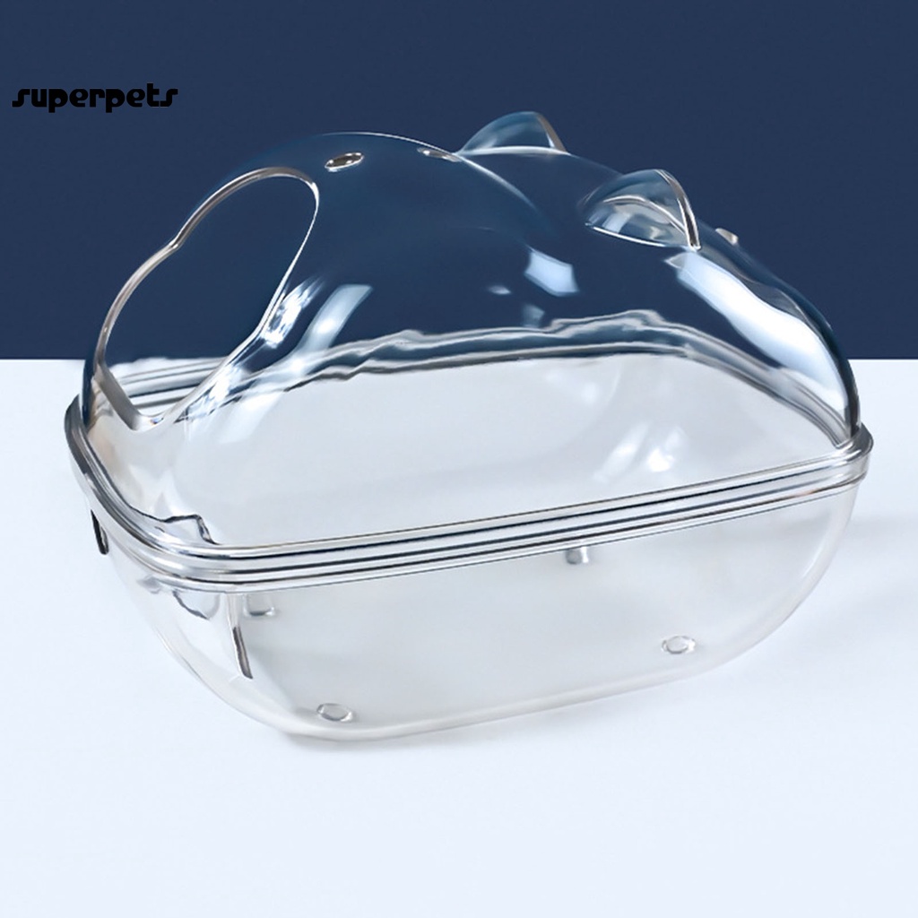 Bồn tắm bề mặt mịn trong suốt chống trượt cho chuột hamster