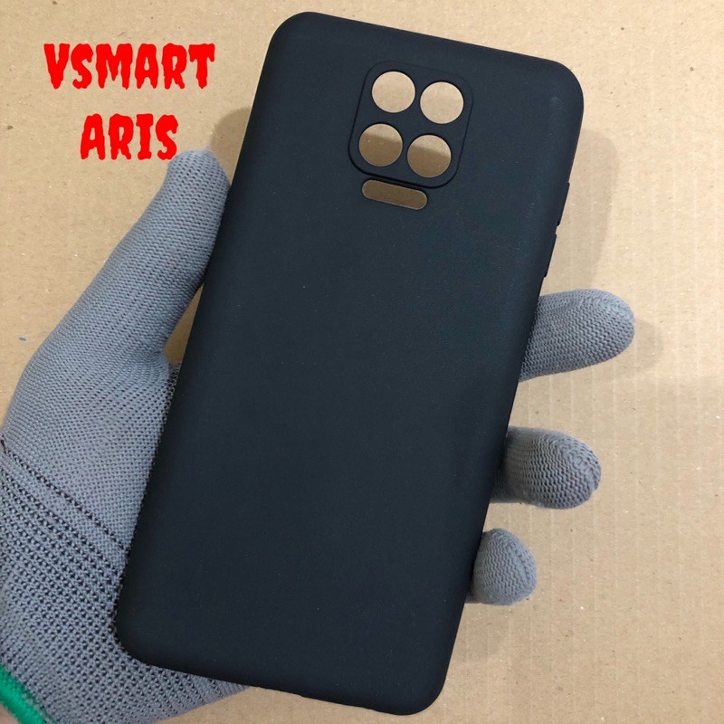 Ốp Lưng Vsmart Aris Dẻo Đen Có Gù Bảo Vệ Camera