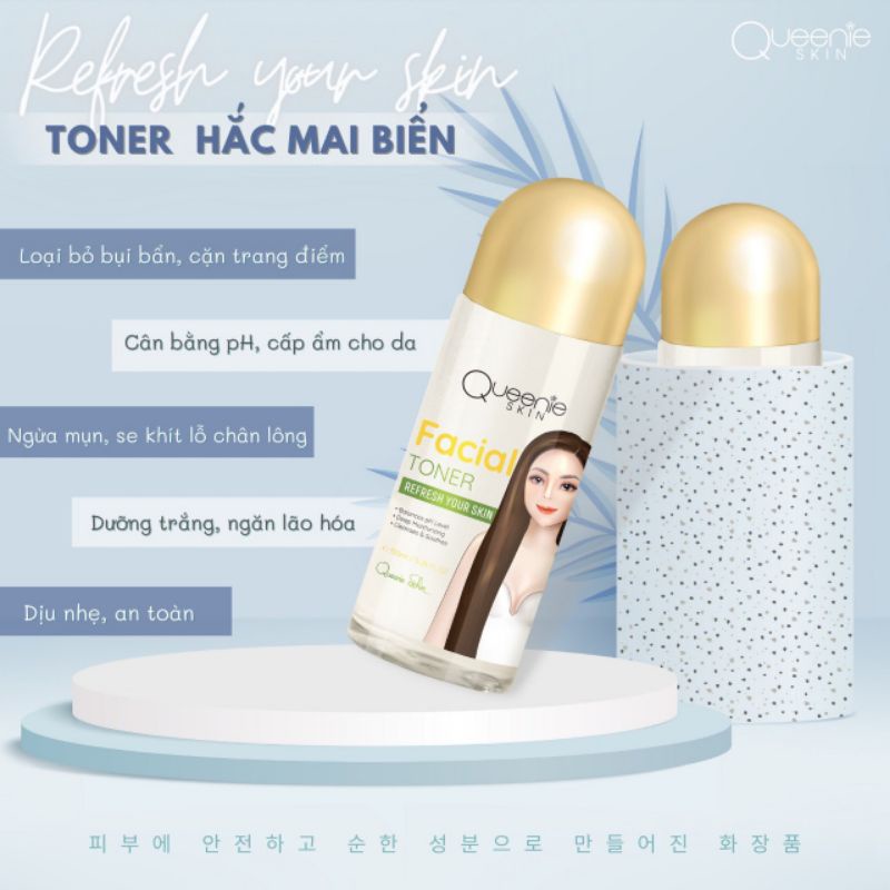 TONER HẮC MÀI BIỂN QUEENIE SKIN