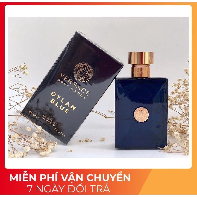 Nước Hoa Nam Versace Pour Homme Dylan Blue Eau de Toilette, 100ml - Nước hoa cao cấp cho quý ông nam tính