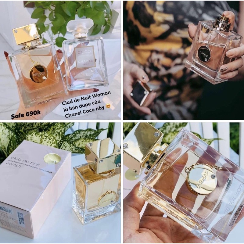Nước hoa Club de Nuit nữ hàng Pháp