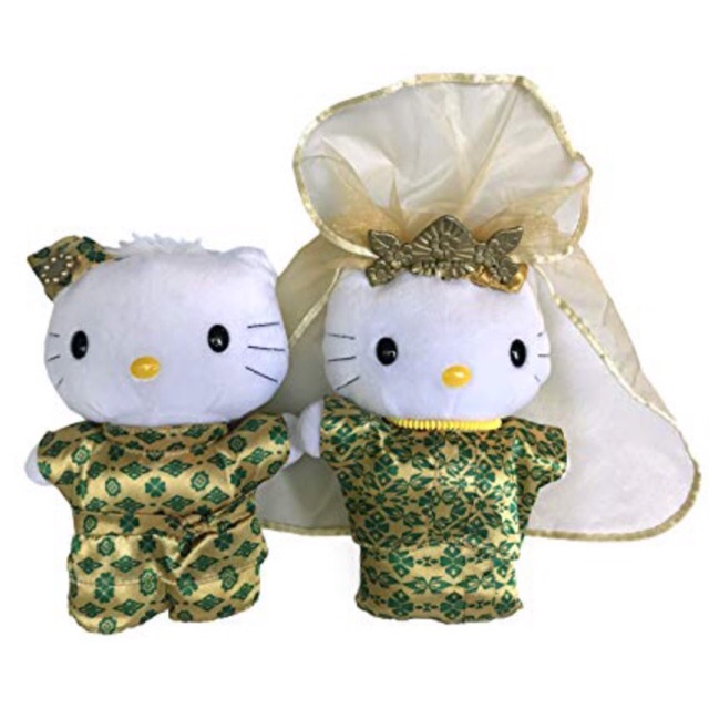 Set cặp đôi gấu bông Hello Kitty & Dear Daniel đám cưới các nước