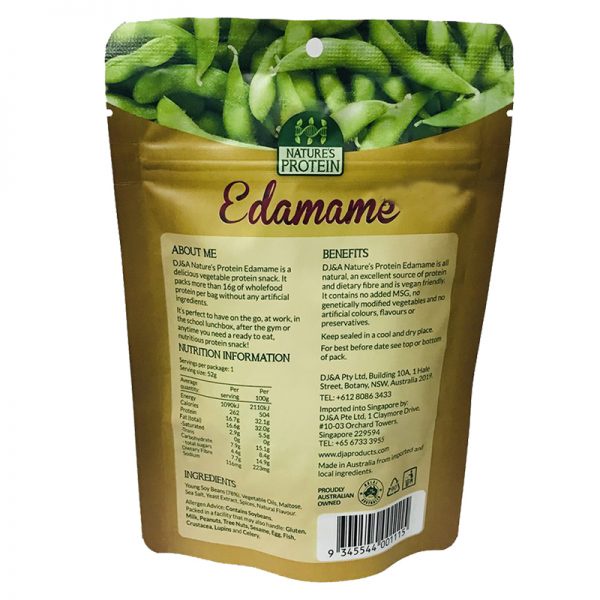 Đậu Nành sấy giòn DJ&amp;A 52gr - Úc