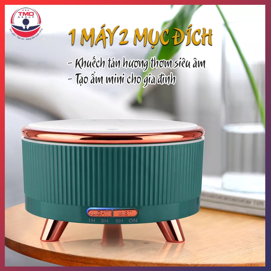 MÁY KHUẾCH TÁN TINH DẦU , MÁY PHUN SƯƠNG SIÊU ÂM TẠO ĐỘ ẨM KHÔNG KHÍ 500ml