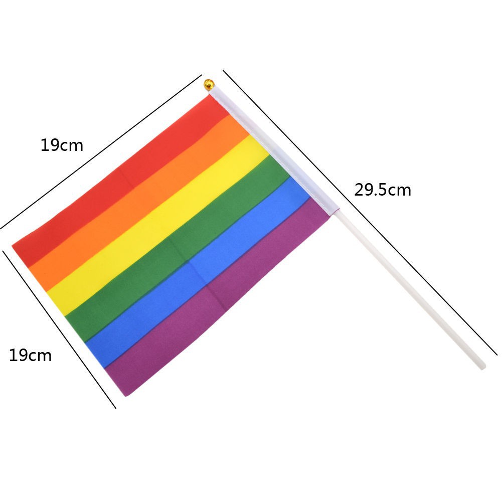 Bộ 5 lá cờ cầu vồng LGBT