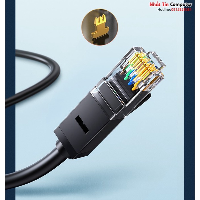 Cáp mạng đúc sẵn Cat6 tròn dài 40m chính hãng Ugreen 20169 cao cấp