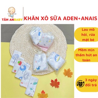 Sét 10 Khăn xô sữa Aden + Anais cho bé trai/ bé gái