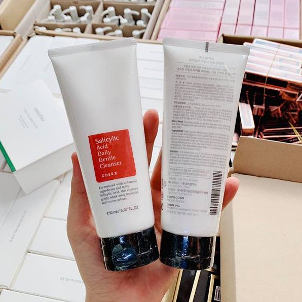 Sữa rửa mặt Cosrx đỏ Salicylic Acid Daily Gentle Cleanser 150ml