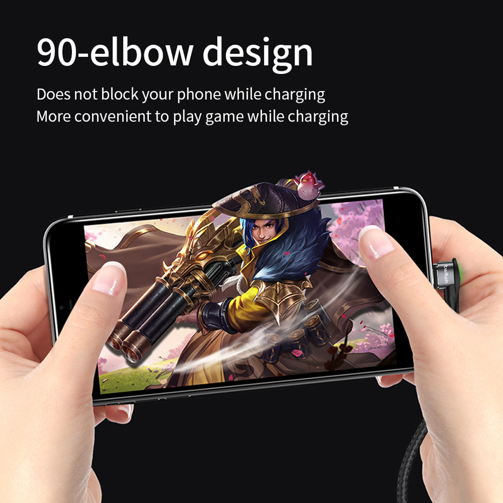 Dây Cáp Sạc Nhanh Đầu Micro Usb Loại C 3a Cho Iphone Android Phone