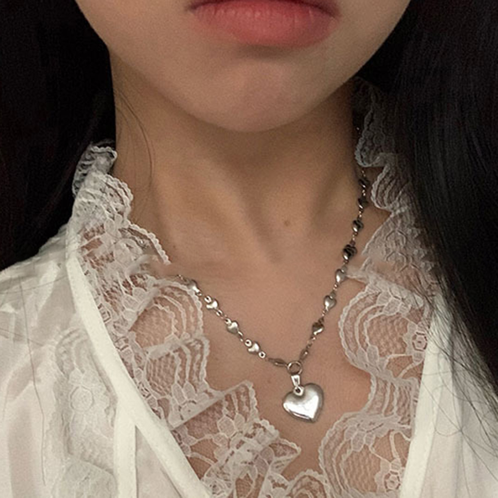 vòng cổ Mặt Trái Tim Thời Trang Cho Nữ Yanqueens Đồ trang sức Quà tặng