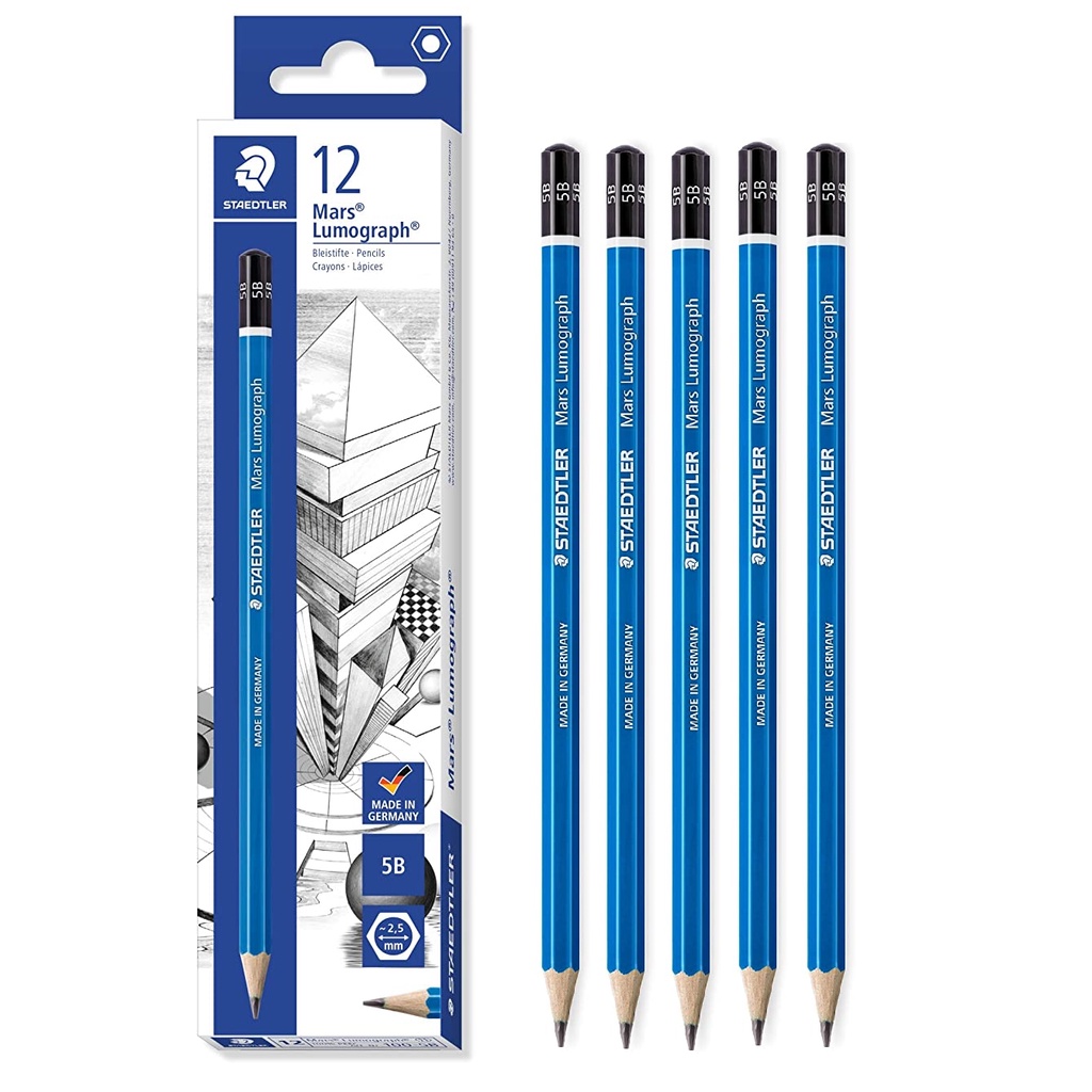 Bút chì gỗ 5B Staedtler 100-5B - Hàng chính hãng