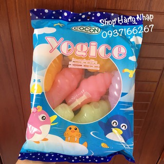 Thạch kem đá hình kem ốc Yogice 4 vị trái cây 504ml Malaysia
