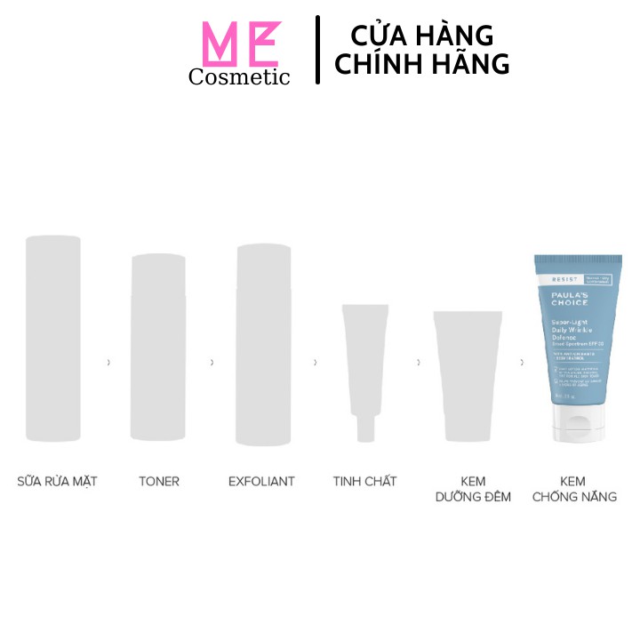 [PAULA'S CHOICE] KEM CHỐNG NẮNG ✨RESIST SUPER-LIGHT DAILY WRINKLE DEFENSE SPF 30✨