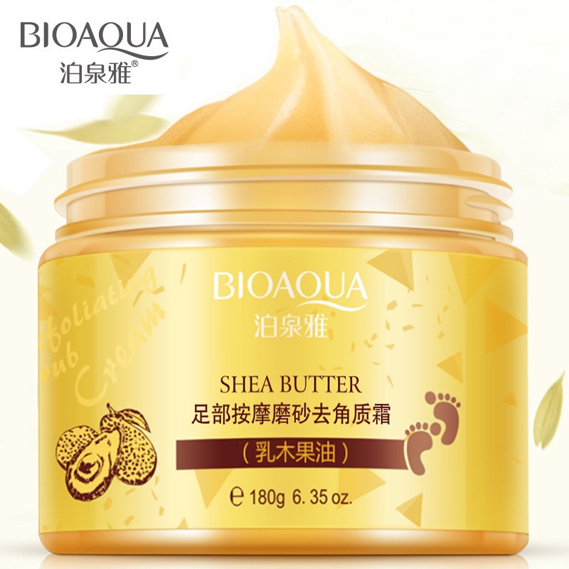 Kem tẩy tế bào chết, dưỡng ẩm da chân Bioaqua Nội Địa Trung