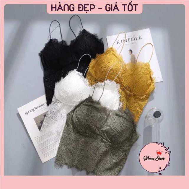 Áo lót ren, áo bra ren hai dây hoa lá nữ tính 9936 | BigBuy360 - bigbuy360.vn