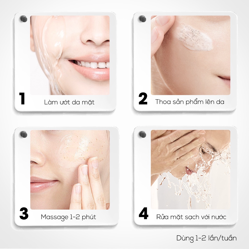 Tẩy Da Chết Mặt ORGANIC SHOP Cleansing Face Scrub 75ml