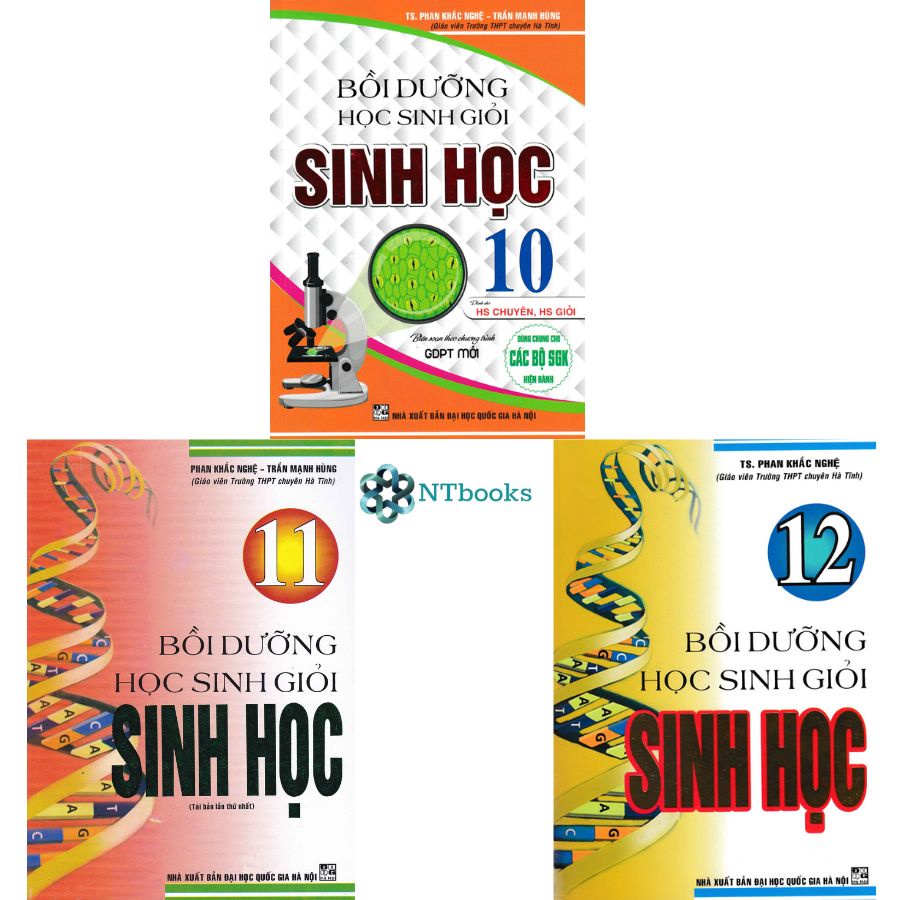 Sách Bồi Dưỡng Học Sinh Giỏi Sinh Học 10 - 11 -12 - Phan Khác Nghệ