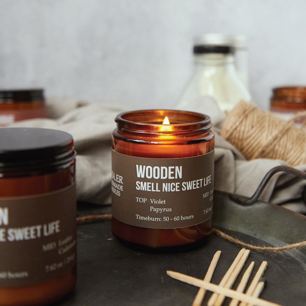 Nến thơm hương Chillin ngọt ấm 216g CHIA CANDLES